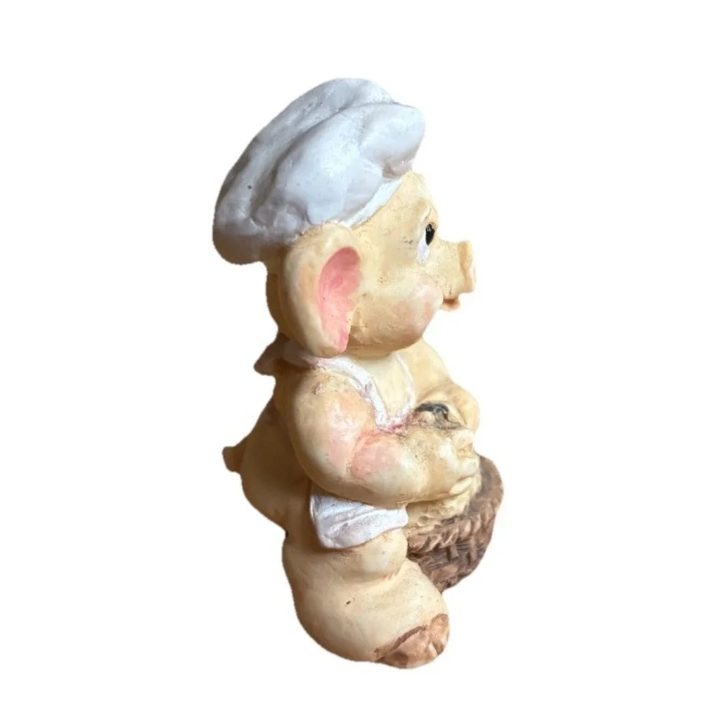 Vintage Pig Chef Baker Figurine 2